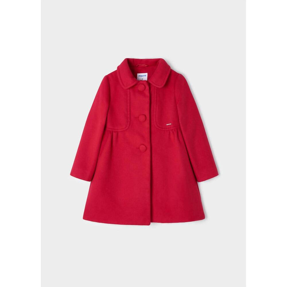 NEW MAYORAL girls’ mouflon coat in red